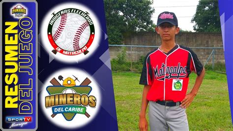 RESUMEN Juego 3 Indígenas de Matagalpa vs Mineros del Caribe 21 05 2023