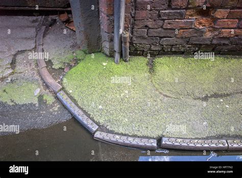 Cast Iron Kerb Segments And Paving Outside Former Warehouse Area Of