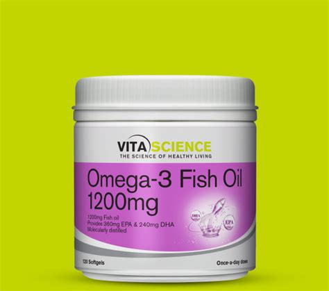 Omega 3 Fish Oil 1200mg Vitascience