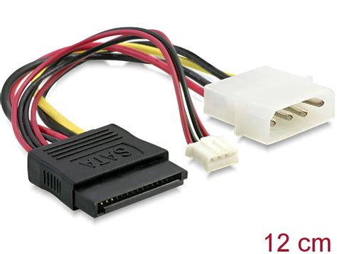 Delock Produkte 84420 Delock Stromkabel SATA 15 Pin Buchse Molex 4