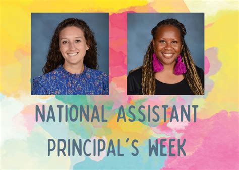 National Assistant Principal Week Duncan Elementary School Of The Arts