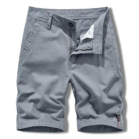 Short Cargo Homme Multipoches Pur Coton Casual Short Ete Coupe Droite