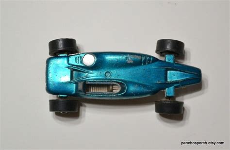 Vintage Hot Wheels Shelby Turbine Toy Car Aqua Blue Green Etsy