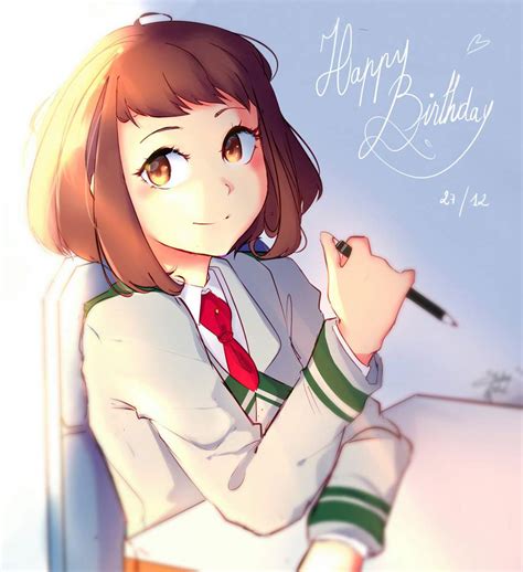 Happy Birthday Uraraka Ochako♡ My Hero Academia Amino