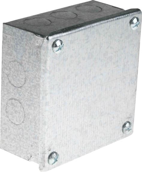 RS PRO RS PRO Steel Galvanised Adaptable Box 100mm X 100mm X 50mm