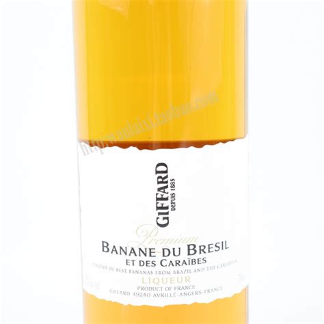 法国进口吉发得巴西香蕉味利口酒GIFFARD BANANE DU BRESIL鸡尾酒 虎窝淘