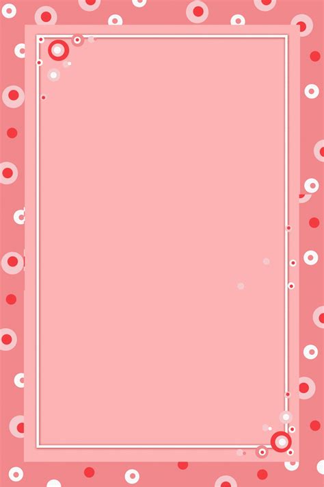 Pink Polka Dot Border Texture Background Wallpaper Image For Free ...