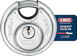 Abus Cadenas Diskus Ib En Acier Inoxydable Avec Protection