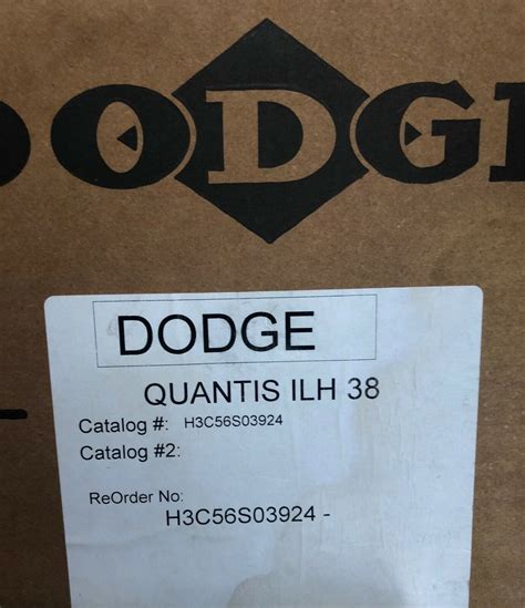 Dodge Baldor Reliance Quantis Ilh 38 Cat H3c56503924 Nib Ebay