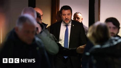 Matteo Salvini Italian Deputy Pm Takes Stand In Migrant Kidnap Trial