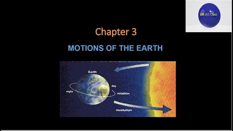 Class Ncert Geography Chap Motions Of The Earth Upsc