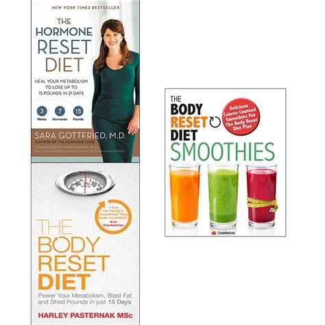 Hormone Reset Diet Body Reset Diet And Smoothies 3 Books Collection Set Sara Gottfried Harley