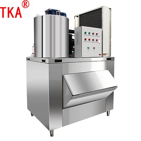 China Kg Flake Ice Machine For Chemical Cooling Concrete