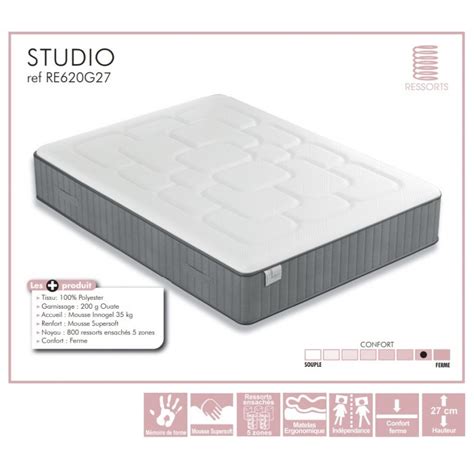 Matelas Ressorts Studio Somouest Meublesjamet