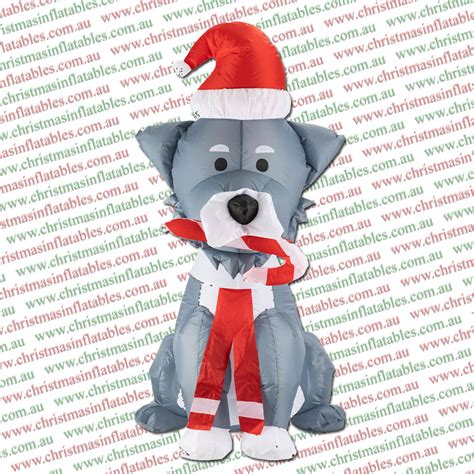 15m Schnauzer Puppy Christmas Inflatable Airfigs Inflatables