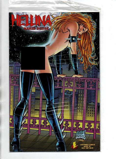 Hellina Naked Desire 1 B Nude Variant Sealed W COA Lightning 1997 NM Comic Books
