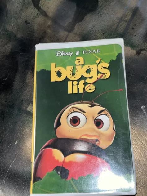 A BUGS LIFE Disney Pixar VHS Clamshell W Francis Ladybug