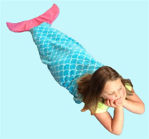 Mermaid Tail Blanket Large Size Felt