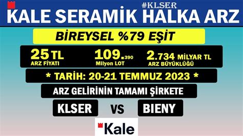 Klser Anakkale Seram K Halka Arz Vs Bieny Youtube