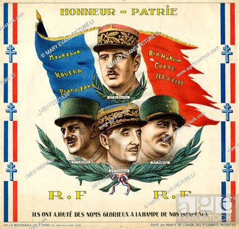 Charles De Gaulle French Soldier And Statesman Stock Photo Picture