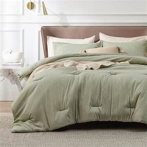 Amazon Bedsure Twin Twin XL Comforter Set Olive Green Comforter