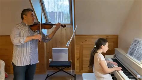 Maxim Vengerov And Daughter Perform Adagio From Alessandro Marcello S