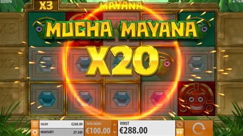 Spela nya casinospelet Mayana från Quickspin och få en bonus