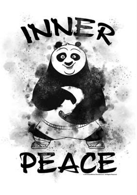 Kung Fu Panda Inner Peace Graphic T-Shirt | Kung fu panda, Panda drawing, Panda tattoo