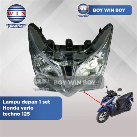 Jual LAMPU DEPAN UNIT REFLEKTOR MOTOR HONDA VARIO TECHNO 125 OLD 2012