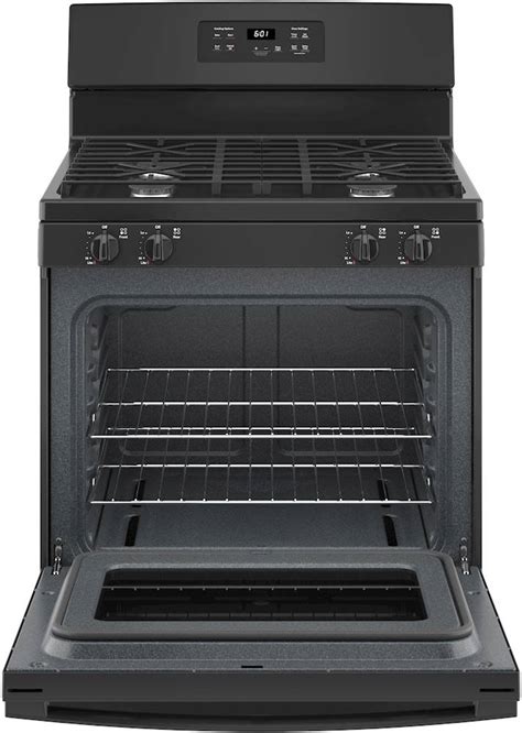 Customer Reviews Ge 48 Cu Ft Freestanding Gas Range Black Jgbs61dpbb Best Buy