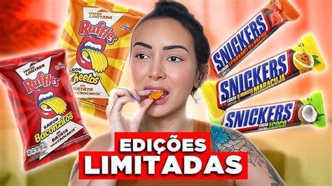 Provando Lan Amentos Do Supermercado Batata De Baconzitos E Cheetos