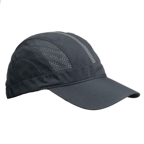 Trekking Ventilated Cap Forclaz Trek 500 Carbon Grey