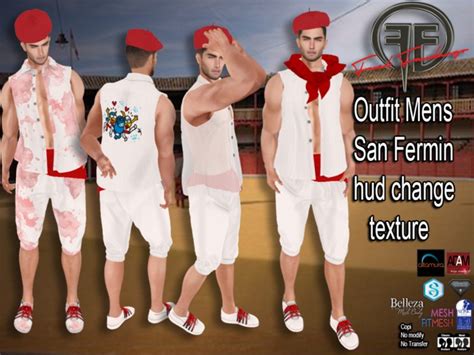 Second Life Marketplace - [FUEL] Outfit Mens San Fermin