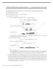 Pdf Pdf PSTAT 126 Midterm Practice Question Solutions Exam On April