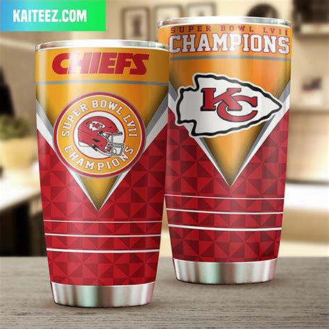 Kansas City Chiefs Super Bowl Lvii Champions Stainless Steel Tumbler