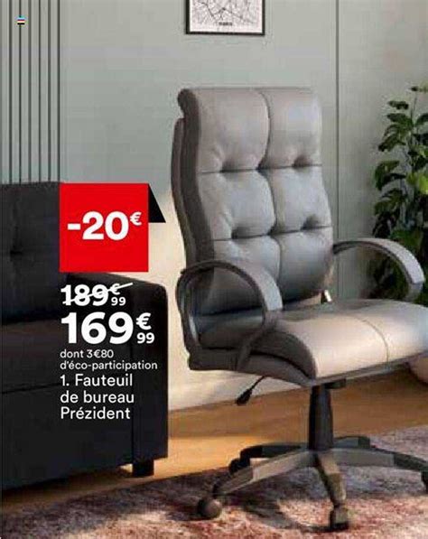 Promo Fauteuil De Bureau Prézident chez BUT iCatalogue fr