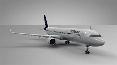 Airbus A321 Neo Lufthansa L284 3d Model 170 C4d Unknown Free3d