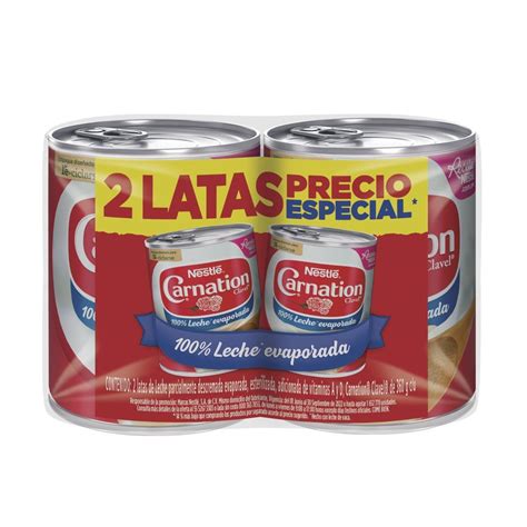 Leche Evaporada Nestl Carnation Clavel Original Latas G C U Soriana