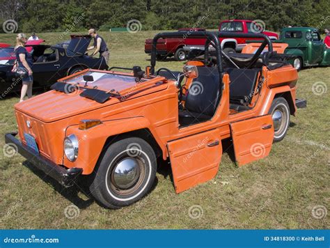 1974 Volkswagen Thing Orange Car Editorial Image - Image: 34818300