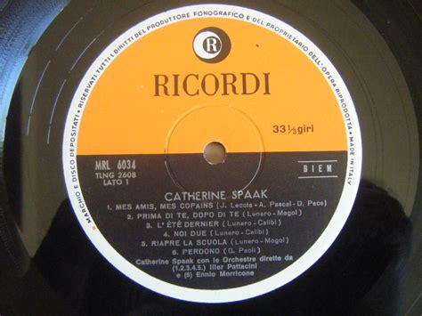 Yahooオークション 伊原盤 Catherine Spaak 1st 美品60s Italia