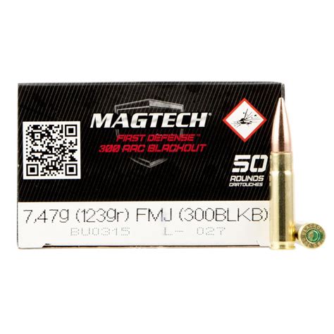 Magtech Tactical Blackout Gr Fmj Rounds