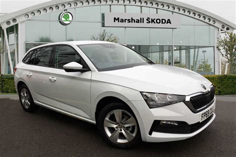 Find A Used White ŠKODA Scala 5 Dr 1 0 TSI 95ps SE in Leicester