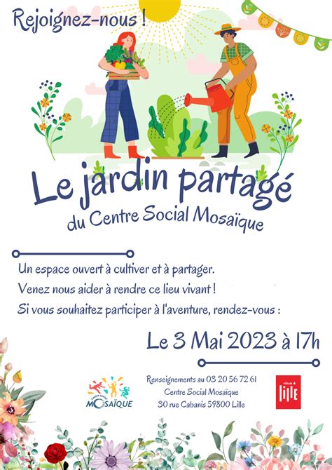 Jardin Partag Du Centre Social Centre Social Mosaique