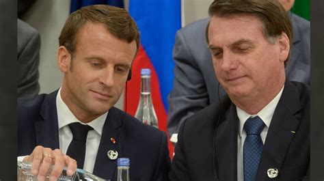 Jair Bolsonaro Tilda A Emmanuel Macron De Colonialista