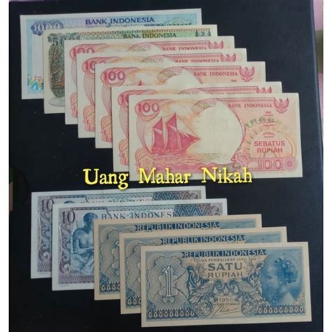 Jual Paket Mahar Rupiah Uang Kuno Kertas Indonesia Di Lapak Uang