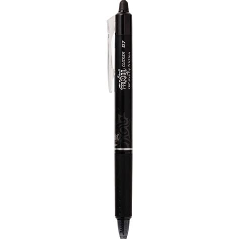 Pilot Frixion Retractable Erasable Pen Black Big W