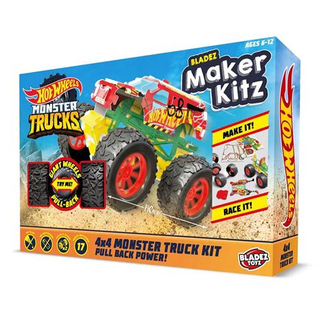 Hot Wheels Bthw M Bladez Kitz Monster Truck Zabawki Zabawki Kreatywne Zabawki