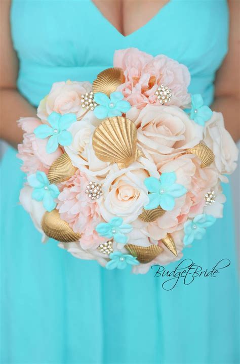 173 best Beach Theme Wedding Flowers images on Pinterest | Bridal bouquets, Davids bridal and ...