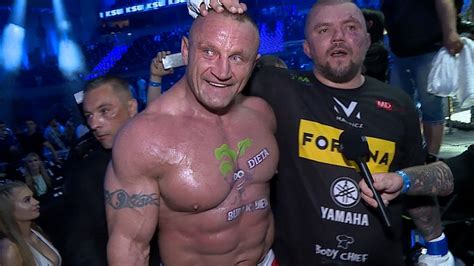 KSW 61 Zejście do szatni Pudziana i Jurasa WIDEO Polsat Sport