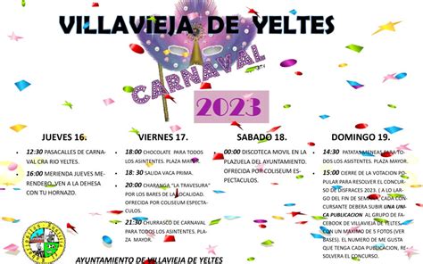 Carnaval 2023 En Villavieja De Yeltes Ayuntamiento De Villavieja De